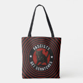 Cats Against Fascists Tote Bag (Achterkant)