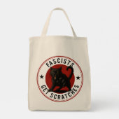 Cats Against Fascists Tote Bag (Achterkant)
