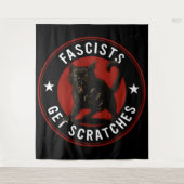Cats Against Fascists Wandkleed (Voorkant)