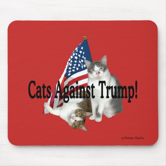 "Cats against Trump" Mousepad Muismat (Voorkant)