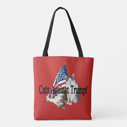 "Cats against Trump" Tas (Achterkant)