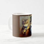 Cats als Holmes en Watson Koffiemok (Voorkant links)