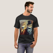 Cats als Holmes en Watson T-shirt (Voorkant volledig)