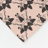 Cats and Catnip Damask Kijk Patroon Fleece Deken (Hoek)
