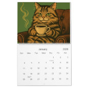 Cats and Coffee Calendar Kalender (Jan 2026)
