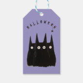 Cats and Halloween, personalized Cadeaulabel (Voorkant)