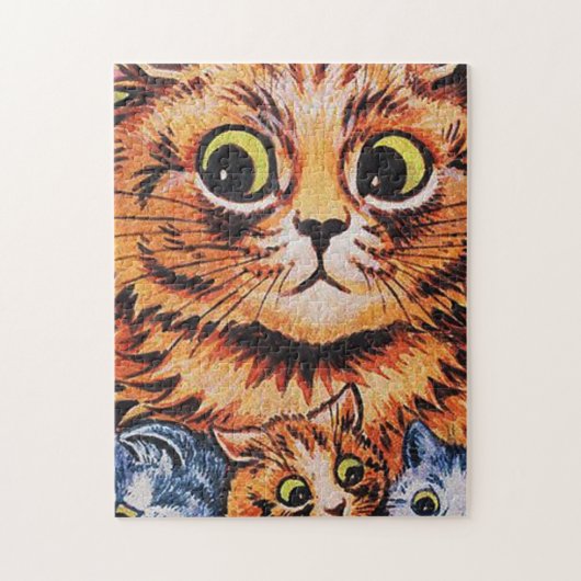 Cats and her Kittens Louis Wain Legpuzzel (Verticaal)