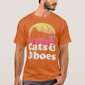 Cats and Oboes Men's or Women's Cat and Oboe T-shirt