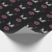 Cats and Pentagrams Cadeaupapier (Hoek)