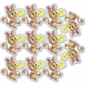 Cats and Stars Sticker (Voorkant)