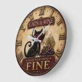Cats and Wine Make Everything Fine Rustic Farm Grote Klok (Hoek)