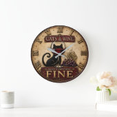 Cats and Wine Make Everything Fine Rustic Farm Grote Klok (Huis)