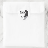 Cats Anoniem Logo Merchandise Ronde Sticker (Tas)