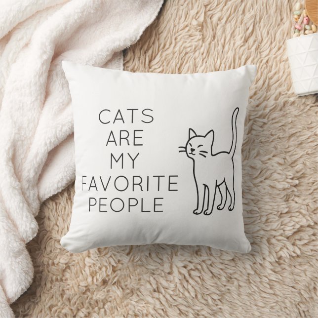 Cats are my favorite people kussen (Deken)