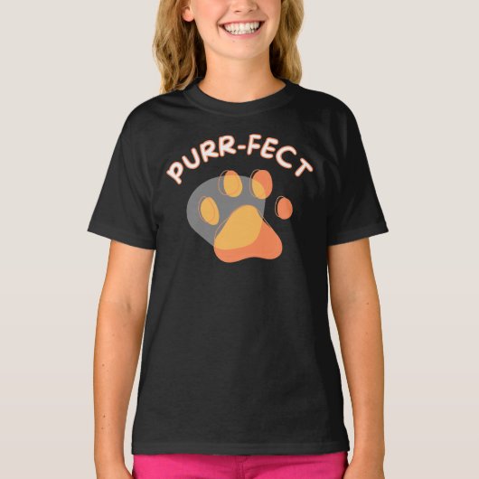 Cats are PURRFECT - Kid's T-Shirt (Voorkant)