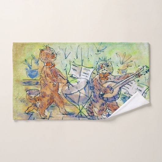 Cats Band, Louis Wain Bad Handdoek (Handdoek)