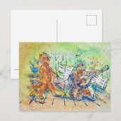 Cats Band, Louis Wain Briefkaart (Voorkant / Achterkant)