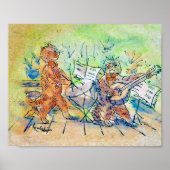 Cats Band, Louis Wain Poster (Voorkant)