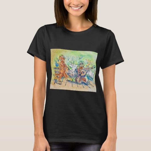 Cats Band, Louis Wain T-shirt (Voorkant)