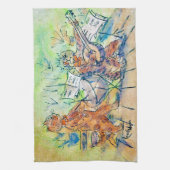 Cats Band, Louis Wain Theedoek (Verticaal)