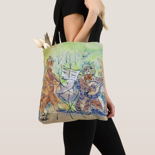 Cats Band, Louis Wain Tote Bag (Dichtbij)
