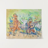 Cats Band, Louis Wain Wandkleed (Voorkant (horizontaal))