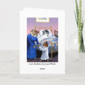  Cats Bedtime Kaart beroemd gemaakt door Louis Wai (Achterkant)