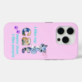 "Cats Better Company Than Mannen" Stijlvol artwork Case-Mate iPhone Case (Achterkant (horizontaal))