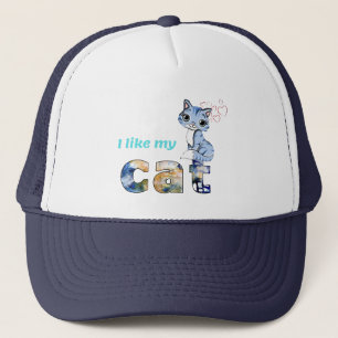 "Cats Better Company Than Mannen" Stijlvol artwork Trucker Pet