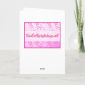 Cats Birthday Cute Whimsical Folk Art Kaart (Achterkant)