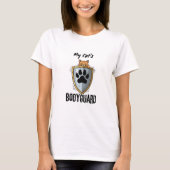 Cat's Bodyguard | Funny Protector Pet Parent theme T-shirt (Voorkant)