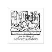 Cats Boekenplank Boekenplaat Rubberstempel (Afrduk)