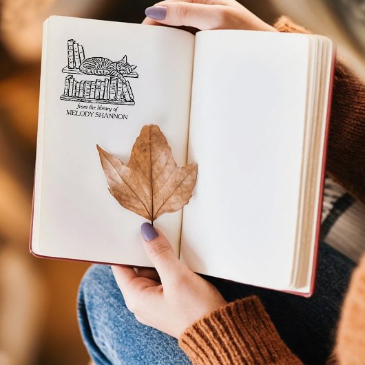  Cats Boekenplank Boekenplaat Rubberstempel