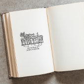  Cats Boekenplank Boekenplaat Rubberstempel