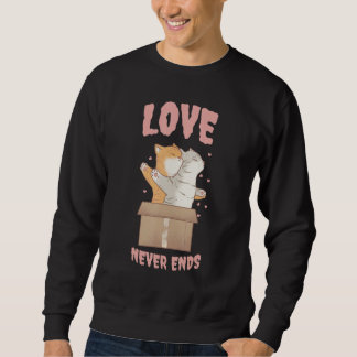 cats box cute love romantic trui