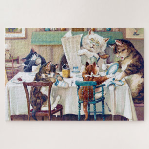 Cat's Breakfast Time, Louis Wain Legpuzzel
