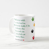 Cats Bud & Tony Meditation Mok Green (Voorkant links)