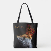 Cat's Butterfly Kisses Gepersonaliseerde Naam Tote Bag (Achterkant)