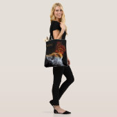 Cat's Butterfly Kisses Gepersonaliseerde Naam Tote Bag (Op model)