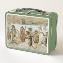 Cats Carol Singing by Louis Wain  