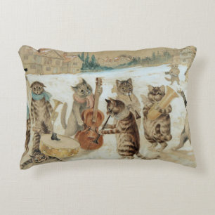 Cats Carol Singing by Louis Wain Accent Kussen