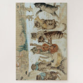 Cats Carol Singing by Louis Wain Legpuzzel (Verticaal)