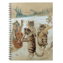 Cats Carol Singing by Louis Wain Notitieboek