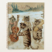 Cats Carol Singing by Louis Wain Planner (Voorkant)