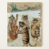Cats Carol Singing by Louis Wain Planner (Achterkant)