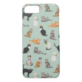 Cats Cats Cats Cute Cute Pattern Case-Mate iPhone Case (Achterkant)