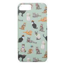 Cats Cats Cats Cute Cute Pattern