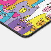 Cats Cats Pattern (kleurrijke Cartoon), speciaal g Bureaumat (Hoek)