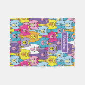 Cats Cats Pattern (kleurrijke Cartoon), speciaal g Fleece Deken (Voorkant (Horizontaal))