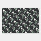 Cats celebrating a birthday with cake and candles inpakpapier vel (Voorkant 2)